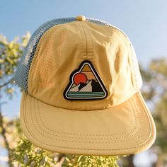 This hat is great for running, camping, hiking, or jumping in your favorite stream. You can fold this hat up and get is soaked and it will pop right back to shape. Stay-Dri Performance Adjustable Nylon Woven Strapback Relaxed Unstructured PVC Patch Casual Six-panel Snapback Hat For Hiking, Waterproof Summer Hats For Camping, Breathable Functional Trucker Hat For Outdoor, Breathable Six-panel Snapback Hat For Outdoor, Nylon Bucket Hat For Outdoor, Outdoor Nylon Bucket Hat, Casual Nylon Sun Hat For Travel, Casual Hiking Sun Hat Cap, Waterproof Sun Hat For Summer Hiking