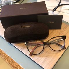 Brand New, Box And Case Included. Tom Ford Glasses Women, Tom Ford Women, Tom Ford Eyeglasses, Tom Ford Glasses, Ford Accessories, Lenses Color, Womens Glasses, Glasses Accessories, Prescription Lenses