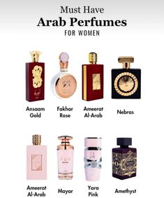 All the best arab perfumes for you to see in one place- all smel trully incredible Perfume Hacks, Seductive Perfume, Feminine Perfume, Perfume Organization, Perfumes For Women, Perfume Body Spray