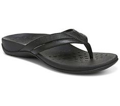 Stay stylishly supported all summer long in these chic thong sandals. From Vionic®. Summer T-strap Toe Post Sandals With Arch Support, Summer Toe Post Sandals With Arch Support, Beach T-strap Sandals With Toe Loop And Arch Support, Summer Toe Loop Sandals With Ortholite Insole, Vacation Flip Flops With Ortholite Insole, Ortholite Insole Toe Post Flip Flops For Vacation, Summer T-strap Sandals With Arch Support, Casual T-strap Sandals With Arch Support, Casual T-strap Flip Flops With Arch Support