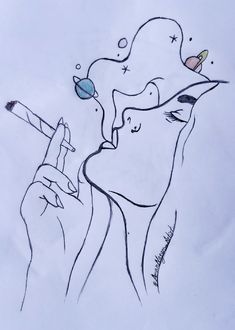 Smoker Drawings Aesthetic, Drawing Ideas Easy For Stoners, Easy Drawings For Stoners, Smoker Paint Ideas, Smoker Drawings, Drawing Face Sketch, Bong Drawing, Weeds Drawing Sketches, Lungs Drawing