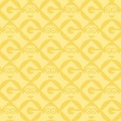 an abstract yellow background with swirls and circles