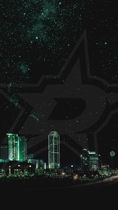 an image of the night sky with stars and buildings in the background, as well as text that reads wallpapers 101 send message