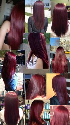 Cute Hair Colors, Bella Hair, Dark Red Hair, Dyed Hair Inspiration, Hair Color For Women, Burgundy Hair