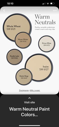 the warm neutral paint colors from sherylin - williams