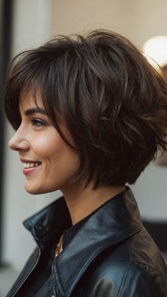 Get inspired by these short haircut ideas for women with bangs Whether you have a round face medium length hair or thin hair this tutorial will show you stylish options to complement your features Perfect for those looking for fresh ideas for round faces Bob Haircuts For Women With Round Faces, Haircut For Short Neck, Short Haircut For Thinning Hair, Haircut Round Face Medium, Haircuts For Double Chin Women, Medium To Short Haircuts For Women, Short To Medium Length Haircut, Short Hairstyles For Thinning Hair, Layers For Volume