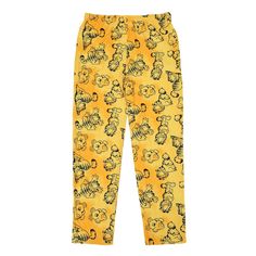 Indulge in the whimsical world of everyone's favorite lasagna-loving feline with our Men's Adult Garfield Orange Sleep Pants. Officially licensed and featuring an all-over repeat print of the iconic Garfield, these pants are sure to bring a smile to your face. The vibrant orange color adds a pop of fun to your loungewear collection. Crafted from a comfortable blend of 92% polyester and 8% Spandex, these sleep pants offer a soft, stretchy fit that's ideal for a cozy night's sleep or leisurely mor Garfield Pajama Pants, Garfield Pj Pants, Garfield Pjs, Garfield Pajamas, Garfield Outfit, Granny Clothes, Mens Pyjama Bottoms, Cute Pajamas, Sleep Pants