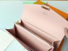 Size: 19cm*10cm It comes with Dust box, Care manual, Tag, and Paper bag. Elegant Luxury Pink Wallet, Luxurious Design, Zippered Tote, Debit Cards, Shoes And Accessories, New Handbags, Bags Shoes, A Video, Formal Event