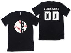 Two Sided Baseball Tshirt with Custom Number and Name, Sports Shirt, Custom Baseball Shirt, Personalized Baseball Gifts, Baseball Team Shirt TSHIRT INFO: ☁️ 100% cotton ✅ Loose fit 🧶 Sewn-in label 👌 Runs true to size DESIGN INFO: ▪️ Design is being implemented as DTF Technologies ▪️ There may at times be a slight difference between real and perceived colors of an item due to the nature of an item or resolution of a screen. CARE INSTRUCTIONS: ▪️ Wash inside out in cold water ▪️ Hang dry or dry Personalized Baseball Gifts, Baseball Team Shirt, Custom Baseball Shirt, Baseball Tshirt, Info Design, Personalized Baseballs, Baseball Gifts, Team Shirt, Sports Shirt