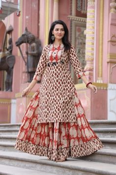 Bagh Print, Kurtis Design, Stylish Kurtis, Stylish Kurtis Design, Latest Dress Design, Kurti Patterns, Global Dress