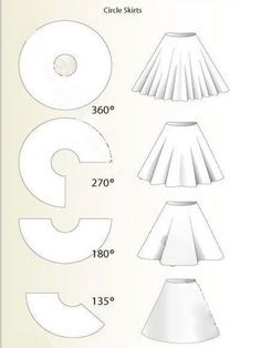 paper lampshades are shown with numbers and measurements