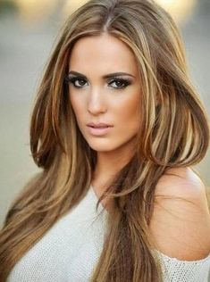 30 Best Hair Color Ideas for Olive Skin (2022 Trends) Hair Color Caramel, Brown Hair With Blonde Highlights, Caramel Hair, Dark Blonde Hair, Olive Skin, Long Brown Hair, Hair Color Highlights, Brown Blonde Hair, Brown Hair With Highlights