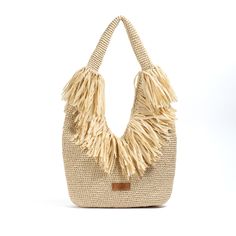 Raffia beach Bag, Raffia Tote Bag 🤠 Our raffia beach tote bag will undoubtedly be with you during spring summer days, in the city and at the beach! Its minimalist, bohemian, big but lightweight ! It is also a great gift idea for the bag lover, handmade product lovers! ✔ Our beach bag is exclusively handcrafted by talented women! ✔ The main material 100% natural cellulose raffia yarn. Its completely Eco-friendly.  With the touch of natural raffia paper yarn in addition to bringing you the purity Bohemian Natural Shoulder Bag For Shopping, Natural Handwoven Bucket Bag For Beach Season, Handwoven Natural Bucket Bag For Beach Season, Bohemian Sand Straw Bag For Beach Season, Beige Tassel Beach Bag, Beige Tassel Bag For Beach, Bohemian Crochet Bag With Tassels For Beach Season, Beige Tassel Bag For The Beach, Summer Beige Bags With Tassels