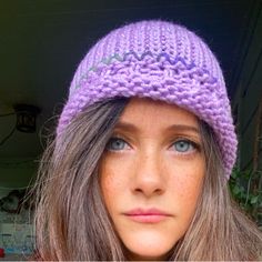 Handcrafted Knit Beanie Available In Many Colors. Just Ask. Crochet Edges, Available In Single Or Double Layered Knit Purple Hand Knitted Beanie For Winter, Casual Hand Knitted Purple Beanie, Purple Yarn Beanie Hat, Purple Hand-knitted Crochet Beanie, Purple Knitted Beanie, One Size, Crochet Edges, Tie Dye Bucket Hat, Knit Beanies, Pink Beanies