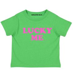 Lucky Me, Lucky Shirt, Baby Tees, Slogan Tee, Green Outfit, Paris Hilton, Shop Products, Cute Fits, Baby Prints