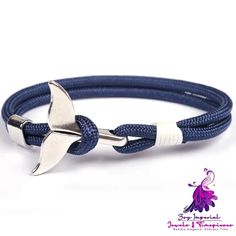 Style: simple Material: Alloy Processing: Plating Category: Bracelet Styling: Whale Size: length 21cm Bracelet Styling, Couples Accessories, Whale Tail, Blue Bracelet, Red Yellow, The Sea, Nautical, Black And Red, Fashion Jewelry