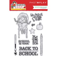 the back to school photo play stamp set