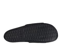 The Adilette Cloudfoam+ Mono Sport Slide Sandals feature a single-band synthetic upper with the iconic logo for a classic yet contemporary look. The minimalist design adds a touch of effortless cool to your outfit, whether you're lounging by the pool or exploring the city streets. Open toe, Classic round toe, Slip-on for easy entry, Lightly padded footbed, Breathable fabric lining, Flexible and lightweight construction | Men's Adidas Adilette Cloudfoam+ Mono Sport Slides Sandals in Matte Black Size 7 Adidas Slides With Cushioned Footbed, Adidas Synthetic Slides With Rubber Sole, Adidas Slides With Rubber Sole, Adidas Synthetic Slides For Streetwear, Adidas Non-slip Sandals For Streetwear, Adidas Black Slides For Sports, Sporty Black Adidas Slides, Sporty Adidas Logo Slip-on Slides, Adidas Non-slip Slides