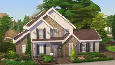 English Country House Plans, Sims 4 Family House