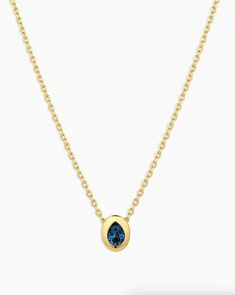 Elevate your everyday layer with the adjustable Nova Necklace. Featuring a blue Montana gemstone at its center, this fun statement necklace shines bright solo or when layered with your go-to chain necklaces. 17" chain + 2" extender. Adjustable in 1" increments 17" - 19" Charm measures 7/16" by 1/2" Montana blue crystal measures 1/4" by 5/16" Lobster closure 18k gold plated brass Avoid contact with anything containing derivatives of alcohol Delicate Montana Necklace, Blue Teardrop Pendant Jewelry With Adjustable Chain, Everyday Blue Necklace With Delicate Chain, Blue Delicate Chain Necklace For Everyday, Everyday Blue Necklaces With Delicate Chain, Blue Teardrop Pendant Necklace With Adjustable Chain, Blue Oval Pendant Necklace With Birthstone, Blue Teardrop Necklace With Adjustable Chain, Everyday Blue Clavicle Chain Necklace