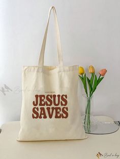 Bird in Bag - Soft Inspirational Gift Bag for Women with Bible Verse Tote Bags For College, Christmas Purse, Back To School Bags