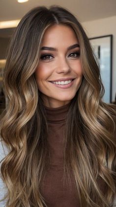 #hairstyle #instaphoto #goodvibes #photooftheday #instagood #fitnessgirl #fit #body #brunettegirl #photo#gray hair #cool hairs Brunette Balayage Hair Caramel Money Piece, Summer Hair 2024 Bronde, Winter Brown Balayage, Fall Caramel Balayage, Fall Hair Inspo For Brunettes, Hair Balayage On Dark Hair, Brown To Caramel Balayage, Winter Bronde Haircolor, Fall Hair Color 2024