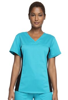 PRICES MAY VARY. COMFORTABLE STRETCH KNIT SIDE PANELS - Workwear Revolution womens scrubs feature stretchy knit side panels for a very comfortable and flattering fit. All colors have black knit side panels except navy. Navy top has navy knit side panels. These are Cherokee scrubs women will want in every color. FLATTERING FIT, SIZES UP TO 5XL - Style WW2875 is available in sizes from XXS to 5XL. This Modern Classic fit v-neck scrub top is designed for comfort, style, and maximum durability. Cent Womens Scrub Tops, Johnny Collar, Safety Clothing, Polo Blue, Work Wear Women, Nike Golf, Golf Polo Shirts, Ladies Golf, Golf Shirts