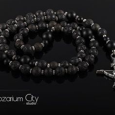 Men's Genuine Shungite Rosary Catholic Rosaries Prayer | Etsy Crucifix Jewelry With Black Beads As Gift, Black Beads Cross Rosary Gift, Obsidian Necklace With 8mm Beads As Gift, Black Cross Rosary As Gift, Black Rosary With 108 Beads As Gift, Black Crucifix Rosary As Gift, Gift Black Rosary With 8mm Beads, Handmade Black Rosary For Gift, Handmade Black Rosary Gift