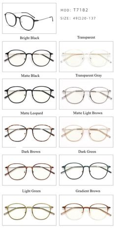 Lense Frames Glasses, No Frame Glasses Women, Types Of Spectacles Frames, High Index Lenses Glasses, Number Glasses Frame, Photochromic Glasses Aesthetic, Glasses Frame Shapes, Aesthetic Prescription Glasses, Glasses Frame Types