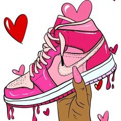 Nike and Hearts Pre drawn on a stretched canvas, with wood frame back. Host a paint n sip with this image. Great for a birthday gift. Paint kit includes canvas, paint, brushes and a disposable apron. Watermark will be removed. EASEL SOLD SEPARATLEY Sneakers Painting Ideas On Canvas, Sneaker Head Painting Canvas, Nike Shoes Poster, Paint N Sip, Logos Nike, Africa Artwork, Disposable Aprons, Nike Art, Shoes Wallpaper