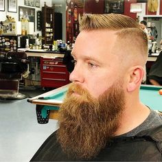 Tapered Beard, Man Bun Beard, Shaved Head With Beard, Beard Ideas, Beard Guide, Beard Shaping