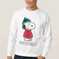 Check out this super cute Peanuts Christmas holiday design featuring Snoopy in his winter coat & hat. Fun Cotton Winter Outerwear, Fun Winter Streetwear Outerwear, Casual Cartoon Print Winter Outerwear, Casual Winter Holiday Outerwear, Casual Christmas Holiday Outerwear, Trendy Winter Outerwear With Cartoon Print, Peanuts Christmas, Puffy Jacket, Peanuts Snoopy