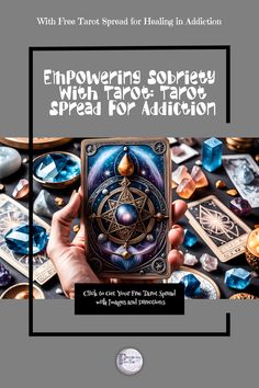 a person holding up a tarot card with the words, emporins sopjey with tarot tarot tarot speech for addition