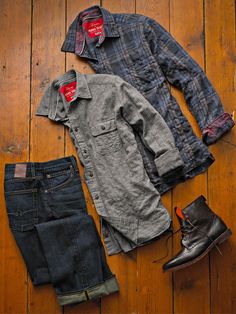 Creative casual at its best! Mens Outdoor Fashion, Lumberjack Style, David Beckham Style, Gentleman Aesthetic, Country Fashion, Men Stylish Dress, Cool Outfits For Men, Stylish Mens Outfits