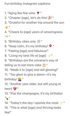 the birthday wish list for someone who is happy