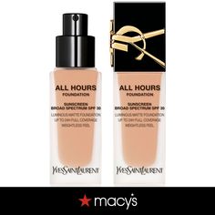 in stock Matte Foundation, Broad Spectrum Sunscreen, Foundation Brush, Makeup Reviews, Liquid Foundation, Sunscreen, Yves Saint Laurent, Beauty Makeup, Saint Laurent