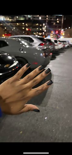 Matte Black Nails, Dope Nail Designs, Black French, Short Acrylic Nails Designs