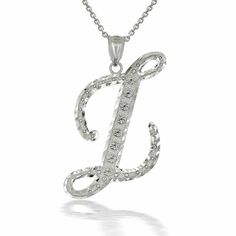 Description: 925 Sterling Silver Cursive Initial Letter Z Pendant Necklace Item No.: H794* Metal Type: 925 Sterling Silver With Stamped 925 Metal Color: Silver Measurement: Pendant's Height With Bale: 1.16 In Width: 0.75 Inch (18.2 Mm) Available In Any Letter From A-Z Rolo Chain Available In 16", 18", 20", 22" Note: Made To Order. Please Allow 7-10 Days To Be Shipped. Classic Silver Initial Necklace For Formal Occasions, Formal Silver Necklaces With Initials, Classic Silver Initial Necklace For Anniversary, Silver Pendant Initial Necklace For Formal Occasions, Elegant Tan Engraved Jewelry, Classic Sterling Silver Initial Necklace With Diamond Accents, Silver Formal Initial Necklace, Formal Silver Pendant Initial Necklace, Formal Engraved Initial Necklace In Sterling Silver