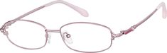 Stainless steel full-rim frame for women. Memory titanium temple arms for flexibility and durability. Silicone nose pads are also adjustable. | Zenni Women's Oval Prescription Glasses Pink Memory Titanium Frame Zenni Optical Glasses, Optical Glasses Women, Princess Closet, Outfit Collection, Diamond Face Shape, Oval Glasses, Oval Eyeglasses, Old Fashion Dresses, Diamond Face