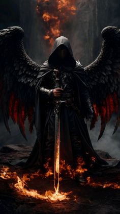 Dark Souls Artwork, Grim Reaper Art, Joker Pics, Dark Art Photography, Angel Warrior, Gothic Fantasy Art, San Michele, Demon Art, Beautiful Dark Art