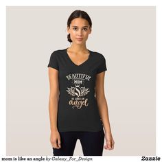 mom is like an angle T-Shirt Coffee Canvas, Life Begins After Coffee, Bachelorette Tshirts, Funny Life, Bride Squad, Glitter Print