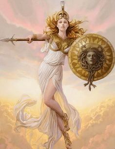 Artist: Tsuyoshi Nagano - Title: Unknown - Card: Soaring Daybreaker Pallas Tsuyoshi Nagano, Athena Goddess Of Wisdom, Greek Gods And Goddesses, Greek And Roman Mythology, Greek Mythology Art, Athena Goddess, Soyut Sanat Tabloları, Roman Mythology, Mythology Art