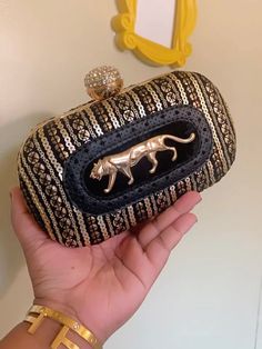 Fashion handbag / clutch . Gold plated hardwire. Crystal work. Velvet body and hand embroidery. Crystal Work, True Red, Clutch Handbag, Fashion Handbags, Black And Gold, Hand Embroidery, Plating, Purse, Velvet