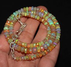 Opal Beads, Beads Necklace, Opal Jewelry, Opal Gemstone, Designer Jewelry, Ethiopian Opal, Fire Opal, Gemstone Necklace, Necklace Lengths