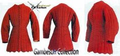 ------CHRISTMAS  GIFT ------ Thick Padded Gambeson role play movies theater custom Medieval armor  Please write us if you need a different size from given below. Available Size:-  chest size in inches  Also we request you to give the actual chest circumference while completing your order S -- -    Chest- 38"  Length From Shoulder- 34"  Sleeve-22" M -- -     Chest-41"  Length From Shoulder- 36"  Sleeve-22" L -- -    Chest-44"  Length From Shoulder- 36" Sleeve-22" X-L ---  Chest-47"  Length From S Medieval Gambeson, Sea Stories, Medieval City, Leather Armor, Medieval Costume, Century Clothing, Medieval Armor, Medieval Clothing, Medieval Dress