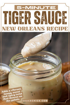 Tiger Sauce Recipe Fire Sauce Recipe, Tiger Sauce Recipe, Copycat Sauces, Onion Sauce Recipe, Curry Sauce Recipe, Dipping Sauce Recipes, Easy Sauce Recipe, Creole Sauce, Condiments Recipes