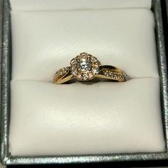 14k 1/2 Ct Size 4.50 Paid 1673.98 From Kays Jeweler Has Warranty And Original Receipt. Kay Jewelers Rings, Kay Jewelers, Ring Color, Womens Jewelry Rings, Size 4, Women Jewelry, Ring, The Originals, Gold