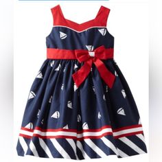 Boutique Nautical, Sail Me Away, Toddler Dress Blueberi Size 4 Blue Sailor Cotton Dress, Blue Cotton Sailor Dress, Blue Sailor Style Cotton Dress, Sailor Style Blue Cotton Dress, Spring Nautical Cotton Dress, Cotton Nautical Sleeveless Dress, Cotton Sleeveless Nautical Dress, Navy Nautical Cotton Dress, Navy Cotton Nautical Dress