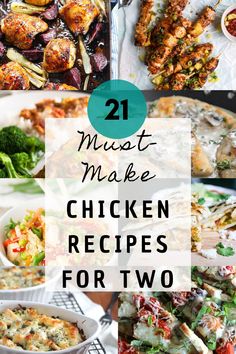 the best chicken recipes for two that are easy to make, delicious and tasty