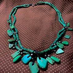 Southwestern Untreated Turquoise Necklace, Untreated Southwestern Turquoise Necklace, Artisan Untreated Turquoise Necklace, Untreated Bohemian Turquoise Necklace For Collectors, Untreated Green Bohemian Necklace, Navajo Culture, Turquoise Necklaces, Turquoise Jewelry, Turquoise Necklace